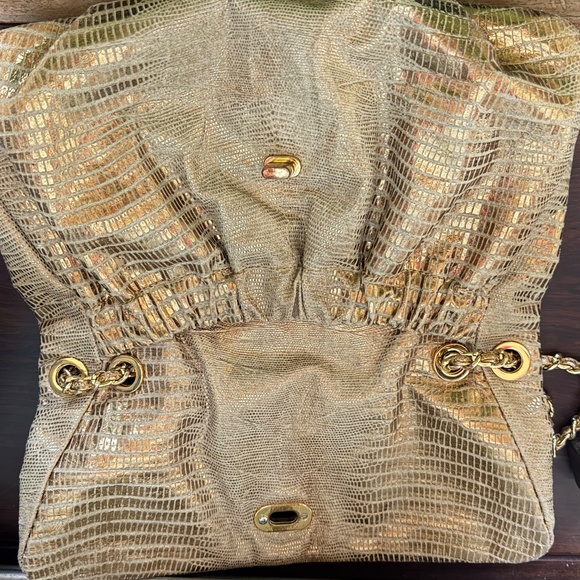 Elie Tahari “Emory” Gold Crossbody Bag — Great Condition, Lightly Used - Picture 4 of 4